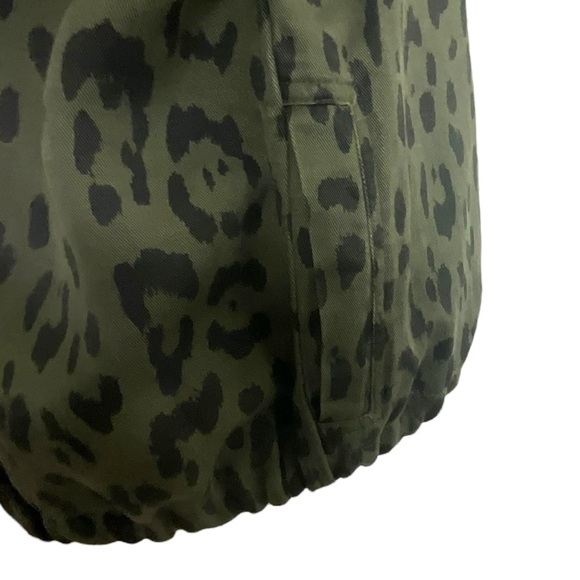 Rails Collins Leopard Military Jacket in Sage Green - Picture 11 of 16